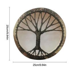 Couro mão tambor para amantes da música, percussão instrumento decoração, xamã Durm, som cura ferramenta - Image 6