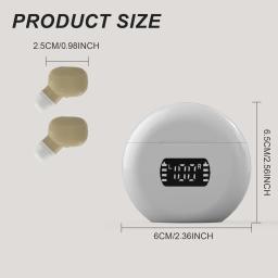 Mais novo aparelho auditivo bluetooth recarregável bte aparelhos auditivos para idosos audifonos amplificador de som para surdez - Image 2