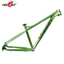 Sagmit 29er quadro mtb para resistência 15 a 18 polegadas roteamento de cabo semi-interno 6061 liga de alumínio am quadro de bicicleta 12x142mm - Image 1