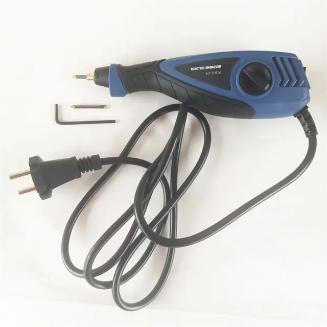 Caneta Micro Gravador Elétrico: Kit de Máquinas de Gravura para Metal, Vidro, Madeira e Joias com Ferramenta Rotativa e Lettering Pen Mini