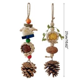 Brinquedo de mastigar corda de algodão para passarinho, corda de mordida pendurada, cordas pequenas, cobaias, esquilos, morder papagaio, bolas - Image 6