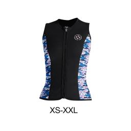 Colete de mergulho de neoprene feminino, terno molhado, top, sem mangas, térmico, maiô para esportes aquáticos, caiaque, canoagem, natação, surf - Image 1