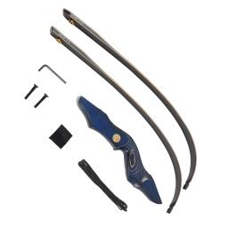 Tiro com arco 60in esquerda/direita arco de caça de madeira tradicional arco recurvo laminado artesanato longbow para tiro ao ar livre presentes de caça - Image 6
