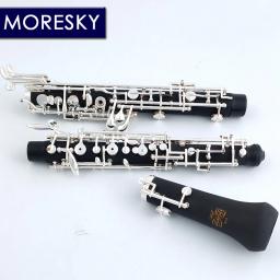 MORESKY-profissional C chave oboé, estilo totalmente automático, chaves prateadas, S12 - Image 3