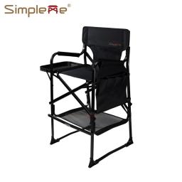 Cadeira de maquiagem profissional com mesa lateral com borda enrolada reversa Simpleme - Image 5