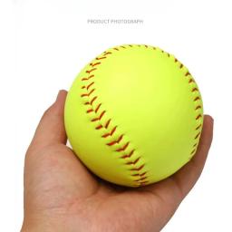 Softball macio e duro para adultos e crianças, esportes ao ar livre, softball lento, bola de treinamento, tamanho oficial, 12" - Image 5