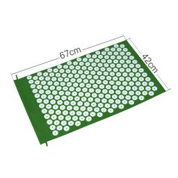 Tapete de ioga com pico e acupressão, 67x42cm, almofada massagem anti-stress, acessórios acupuntura - Image 6