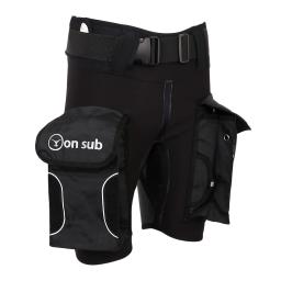 Técnico mergulho neoprene wetsuit shorts & bolsos snorkeling pesca caiaque canoa surf natação praia calças curtas - Image 3