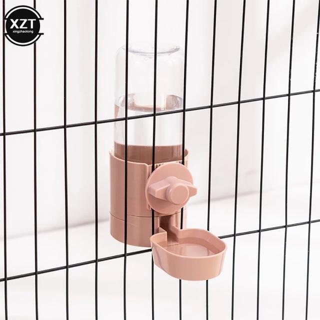 Fonte de água e alimentador pendurado para pets: gatos, cães e coelhos