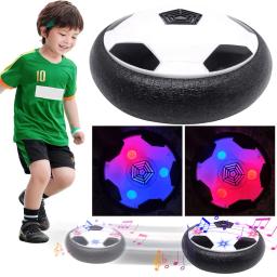 Bola de futebol elétrica recarregável flutuante, Hover Soccer Ball LED piscando, Futebol Sports Toy com música de iluminação - Image 1