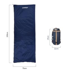 Lixada camping, viagem, 190*75cm, envelope de saco de dormir, adulto, ao ar livre, mini, caminhada, praia, saco de dormir, ultraleve - Image 2