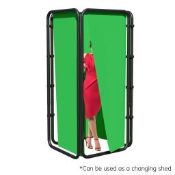 Cenário de Tela Verde Chromakey Grande Portátil com Suporte, Fundo De Fotografia, Sistema De Suporte, 240x400cm, Fotografando Vídeo - Image 3