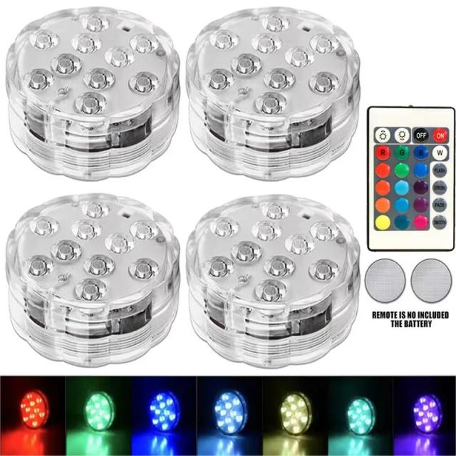 Controle RGB sem fio para lâmpadas subaquáticas LED em aquários e decorações náuticas