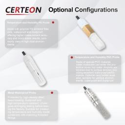 Sensor de Temperatura e Umidade RS485 Industrial à Prova d'Água Alta Precisão Sonda de Metal PE PVC Transmissor com Cabo de 0.5m para Ambientes Severos - Image 2