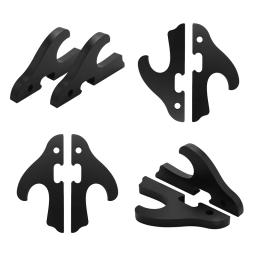 Espada Wall Mount Gancho Ajustável, Katana Holder, Display Hanger, Samurai Sword, Tanto Rapier, Cosplay Rack, 2 Pcs Set, 1 Camada - Image 4