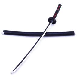 255mm katana espada modelo japonês anime cosplay metal adereços liga anime batalha arma coleção presente das crianças decoração para casa - Image 6