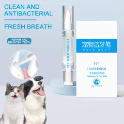 Caneta de escova de dentes para animais de estimação Caneta de reparo oral para animais de estimação Caneta de clareamento para restauração oral para animais de estimação Ferramenta de limpeza de dentes com cabeça macia para cuidados orais para animais de estimação - Image 5