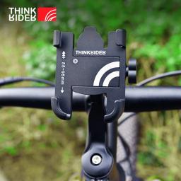 ThinkRider-MTB Phone Mount Stand, suporte de bicicleta, 270 ° rotativo, alumínio, ajustável, suporte do telefone da bicicleta, RXC-C33 - Image 1