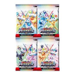 360 Pcs Cartão Pokémon Evolutions Prismatic Obsidian Flames PALDEAN FATES Surging Sparks Inglês Booster Cartão de Transação de Batalha - Image 2