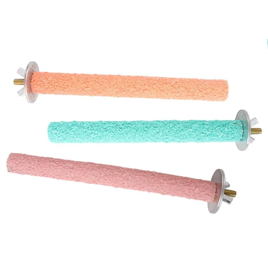 Estação fosco para Pet Bird Cage, papagaio garra Moagem Rod, armadura de cremalheira, Grinder Pole, gaiola Acessórios, 1PC - Image 1