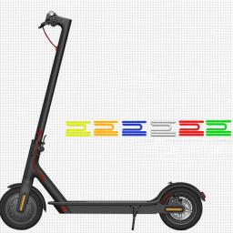 Adesivos reflexivos para Mijia Pro, refletor de segurança, peças de ciclismo, E-Scooter, decoração do carro, PVC, 4pcs - Image 1