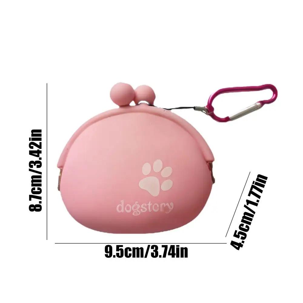 Silicone Dog Treat Pouch, Recipiente de treinamento para cães, Dog Treat Carrier Holder, Puppy Treat Snack Bag, Saco de armazenamento de recompensa - Image 1