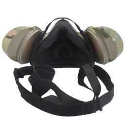 Máscara Respiradora Tática Especial, Meia Face Máscara de Gás para Militar, Paintball, Airsoft, Caça, Jogo CS, Cosplay, Modelo Formiga, Homens - Image 2