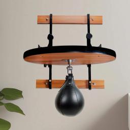 Equipamento de treinamento de boxe para homens e mulheres, Saco de velocidade com plataforma, Saco de perfuração pesado, Saco pendurado para fitness - Image 4