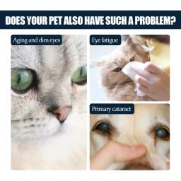 Yegbong-pet colírio para gatos e cães, remover marcas de lágrimas, aliviar a coceira nos olhos, limpar facilmente, facial - Image 5