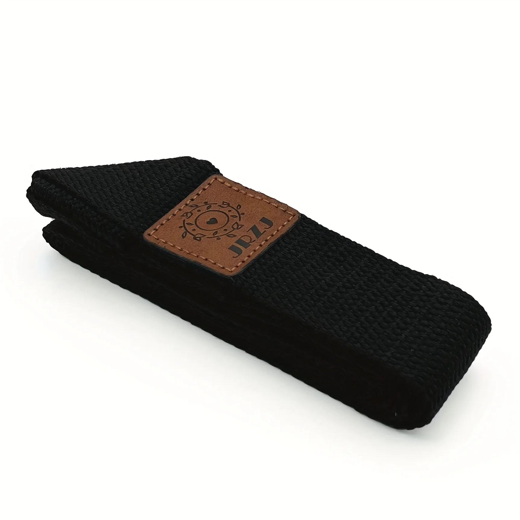 Alça de etiqueta de couro multifuncional para tapete de ioga – Alça elástica para ioga e pilates, perfeita para fitness e treinamento - Image 1
