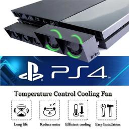 Inteligente Turbo Controle de Temperatura Cooling Cooler, USB, 5-Ventilador para Sony Playstation, PS 4 Pro, PS4 Pro, Ventilador de radiação - Image 2