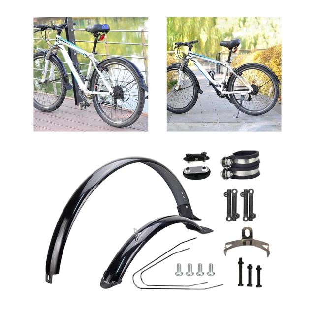 Frente Rustproof para Bicicleta com Pára-lamas Traseiros e Montagem Completa de Hardware, 29" Mudflaps