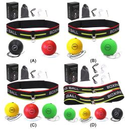 Bola de boxe com headband, olho e mão-olho, treinamento do esforço, gym, exercício do muay thai, exercício da aptidão - Image 5