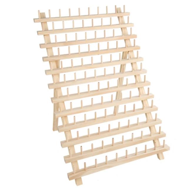 Suporte Dobrável para Carretéis de Costura e Bordado - Rack Organizador de Parede para Cones 30/80/120 Unidade
