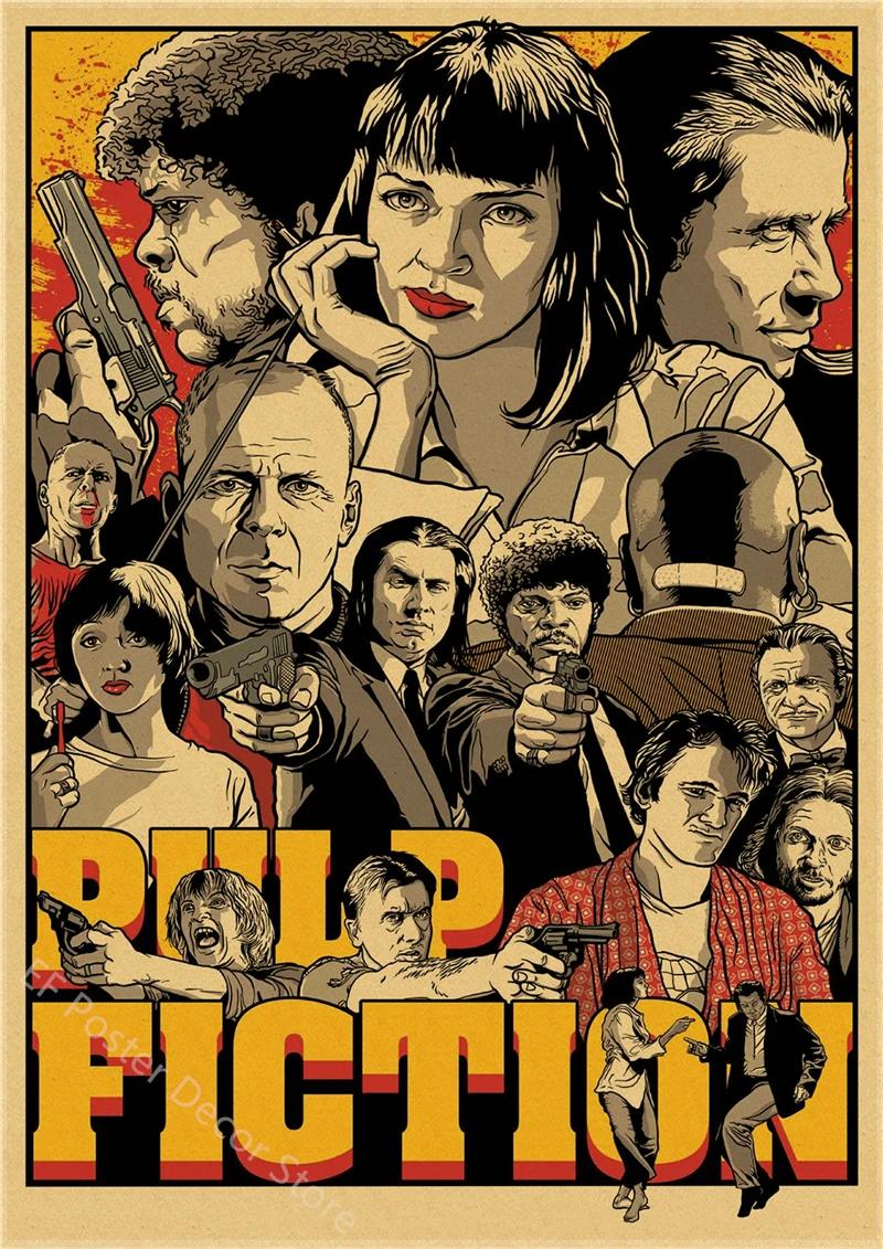 Cartaz Vintage do Clube da Luta - Decoração Clássica de Cinema para Casa e Sala com Estilo Retro