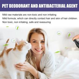 Natural Plant Formula Pet Desodorante, Spray De Perfume Líquido, Remoção De Odores, Limpeza Duradoura, Fragrância Refrescante, Desodorizador Pet - Image 6