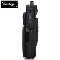 Fagote Padrão PU Couro Preto Instrumentos De Vento Mochila, saco De Fagote - Image 2