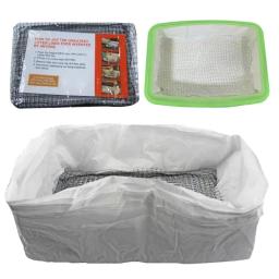 Reutilizáveis Cat Litter Bag Liners, Cat Litter Filter, Cat Sand Bag Filter, Acessórios Pet, Higiênico, 10Pcs - Image 1