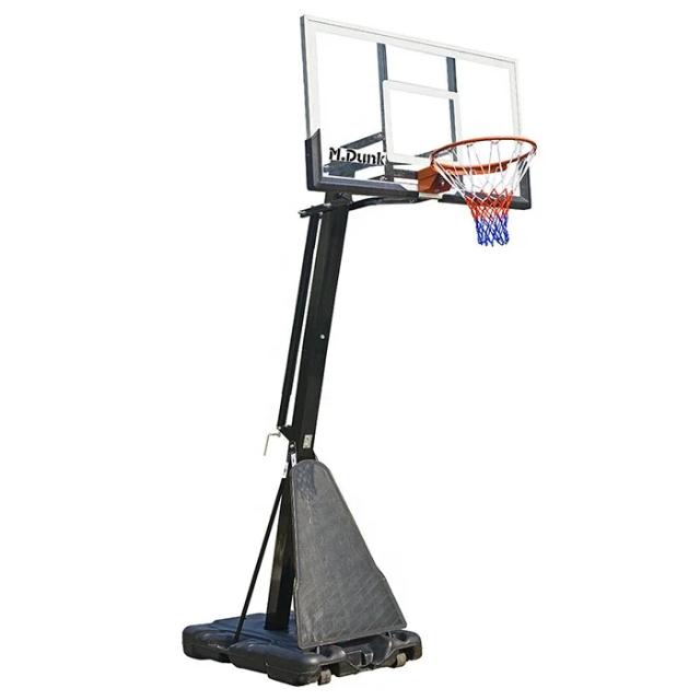 Suporte de Basquete Móvel Portátil Altura Ajustável de 2,5m a 3,05m para Jovens e Adolescentes em Ambientes Internos e Externos