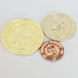 Moedas Comemorativas para Fãs, Ouro do Mundo Mágico, Harris Gringotts, Presente da Coleção, 3 peças por conjunto - Image 2