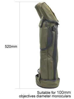 Saco de transporte absorvente de choque de nylon durável, Mochila portátil para telescópio, Spotting Scope, Observação de pássaros - Image 3