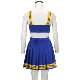 Uniforme de torcida Taylor para meninas, roupas de torcida, traje de festa de Halloween para meninas do ensino médio, roupas azuis e brancas, TS Shake It Off - Image 5