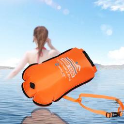 Inflável aberta bóia de natação, Tow Float Dry Bag, Cinto para canoagem, Rafting, Water Sport Safety Bag, 20l - Image 2