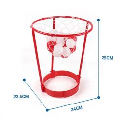 Cabeça Hoop Basquete Ajustável Cesta Net 20pcs Bola para Crianças Adultos Festa Jogo ao ar livre Atividade Jogando Brinquedos Jogo - Image 3