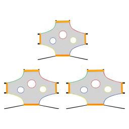 Futebol Jogando Net para a Prática, Nylon Futebol Goal, Target Training for Schools - Image 1