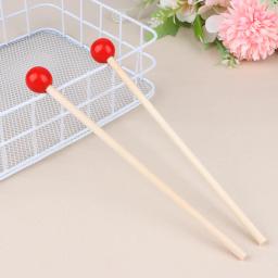 Conjunto de 2 baquetas de madeira para crianças, acessório de percussão para baquetas, 200mm, ferramentas de prática de tambor para iniciantes - Image 1