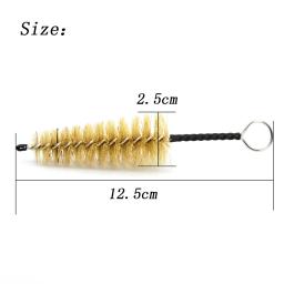 2 pçs saxofone clarinete bocal escova de limpeza natural cerdas bocal escova acessórios da tubulação ferramenta manutenção - Image 6