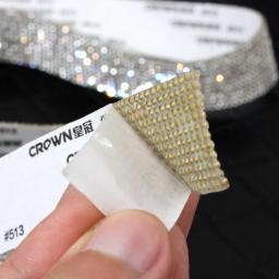 Auto-adesivo cristal strass adesivo, fita do diamante, DIY artes artesanato, carro e decoração do telefone, Dropshipping - Image 4
