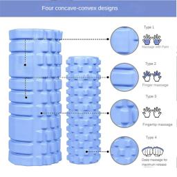 Yoga Foam Axis Massage Roller, Muscle Back Muscle MassageThe Grid, Back Training Set, Envio, 33x14cm - Image 4