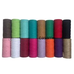 Natural Juta Cotton Twine, Fio de embalagem para embrulho de férias, Açougues Cozimento Artes e Ofícios Jardinagem - Image 2